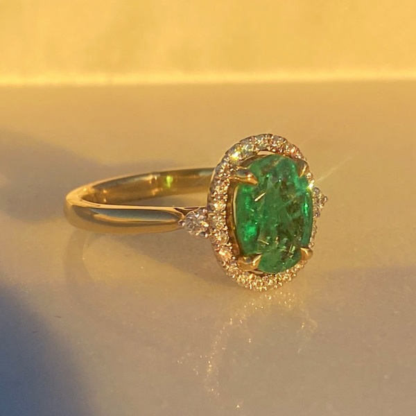 Amanda Emerald Ring