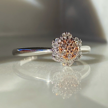 Lucy Blush Pink Diamond Ring