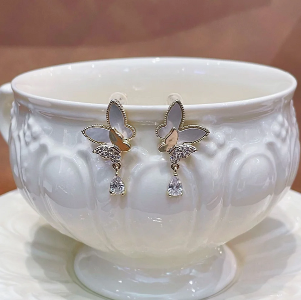 Double Butterfly Earrings