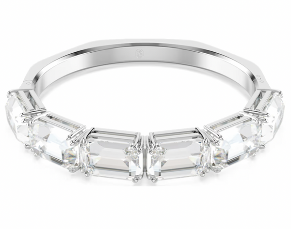 Millenia Octagon Cut Silver Bangle
