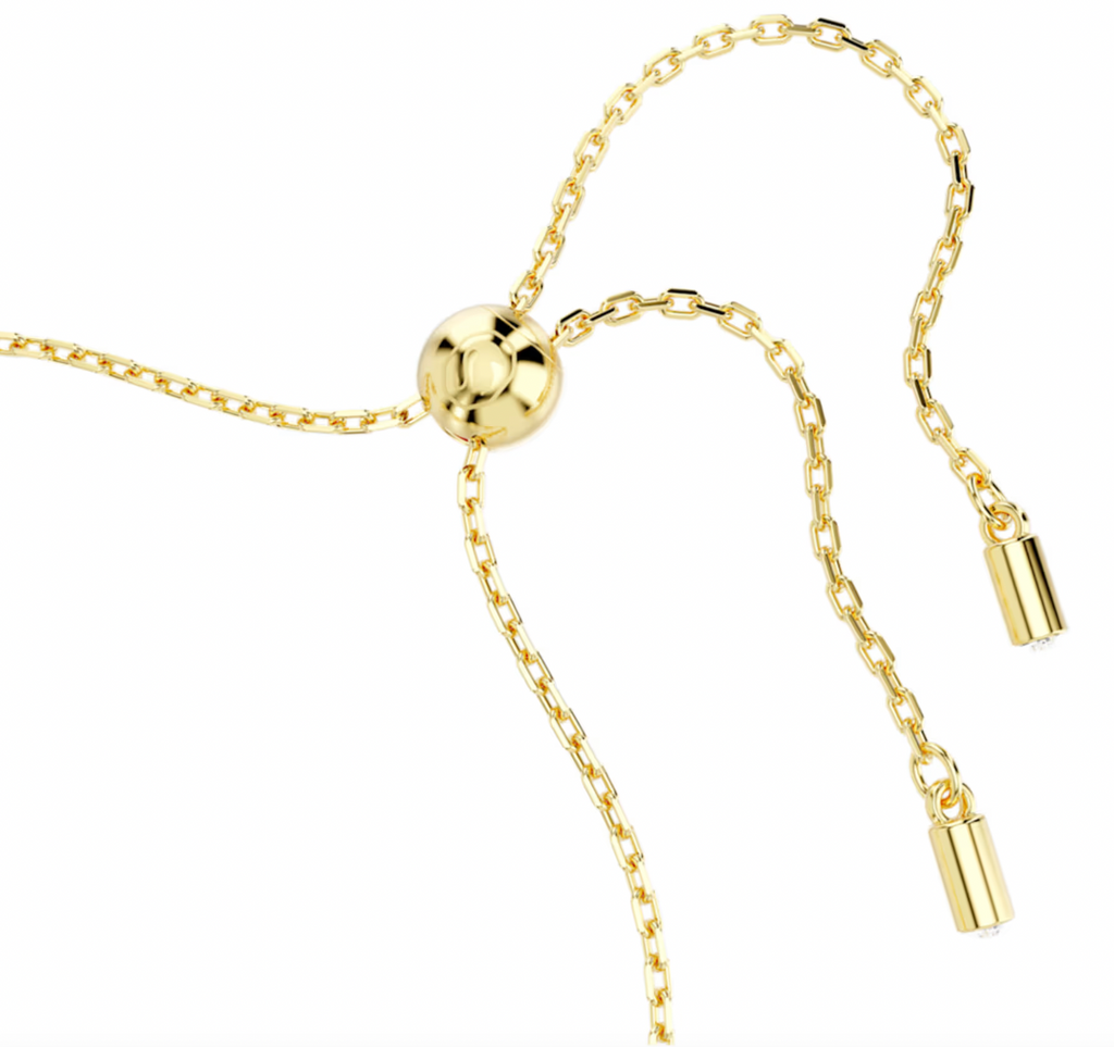 Symbolica Clover, Evil Eye, Horseshoe, Blue & Gold Tone Bracelet