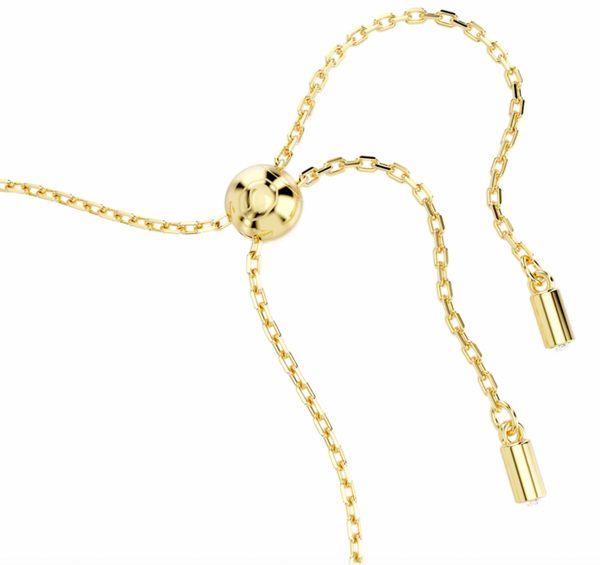 Symbolica Clover, Evil Eye, Horseshoe, Blue & Gold Tone Bracelet