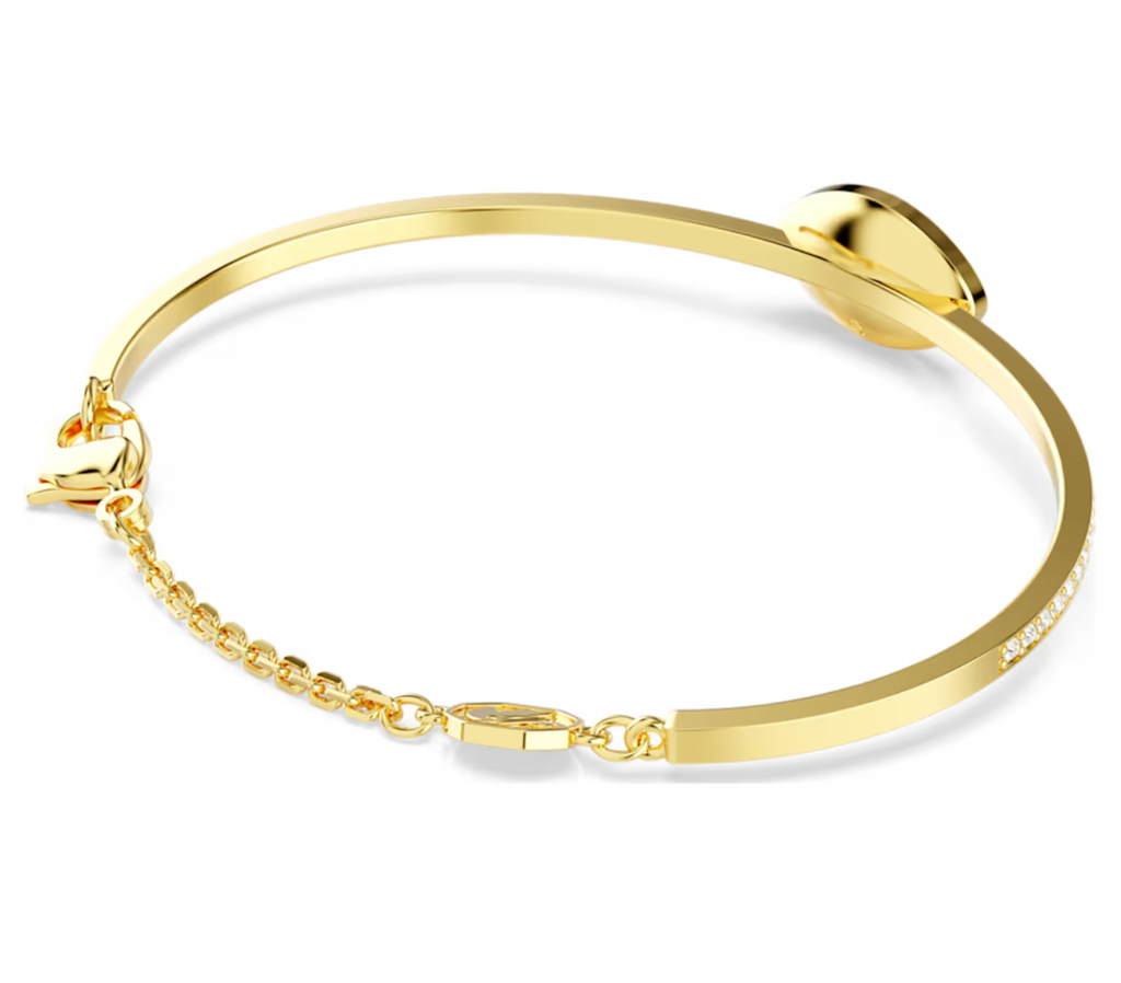 Symbolica Evil Eye Blue, Gold tone Bangle