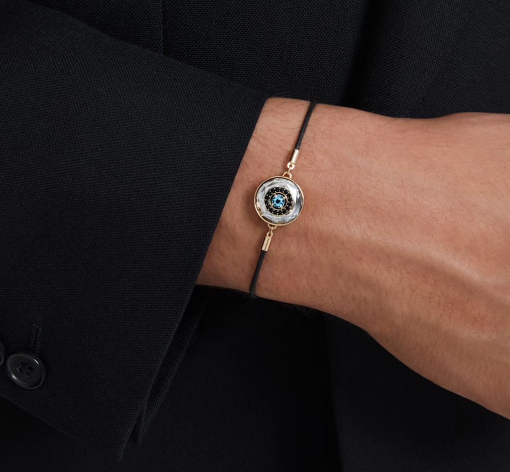 Symbolica Evil Eye, Multicoloured, Gold Tone Bracelet
