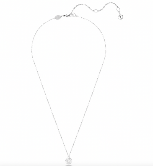 Dextera Round Cut Sphere, White Necklace
