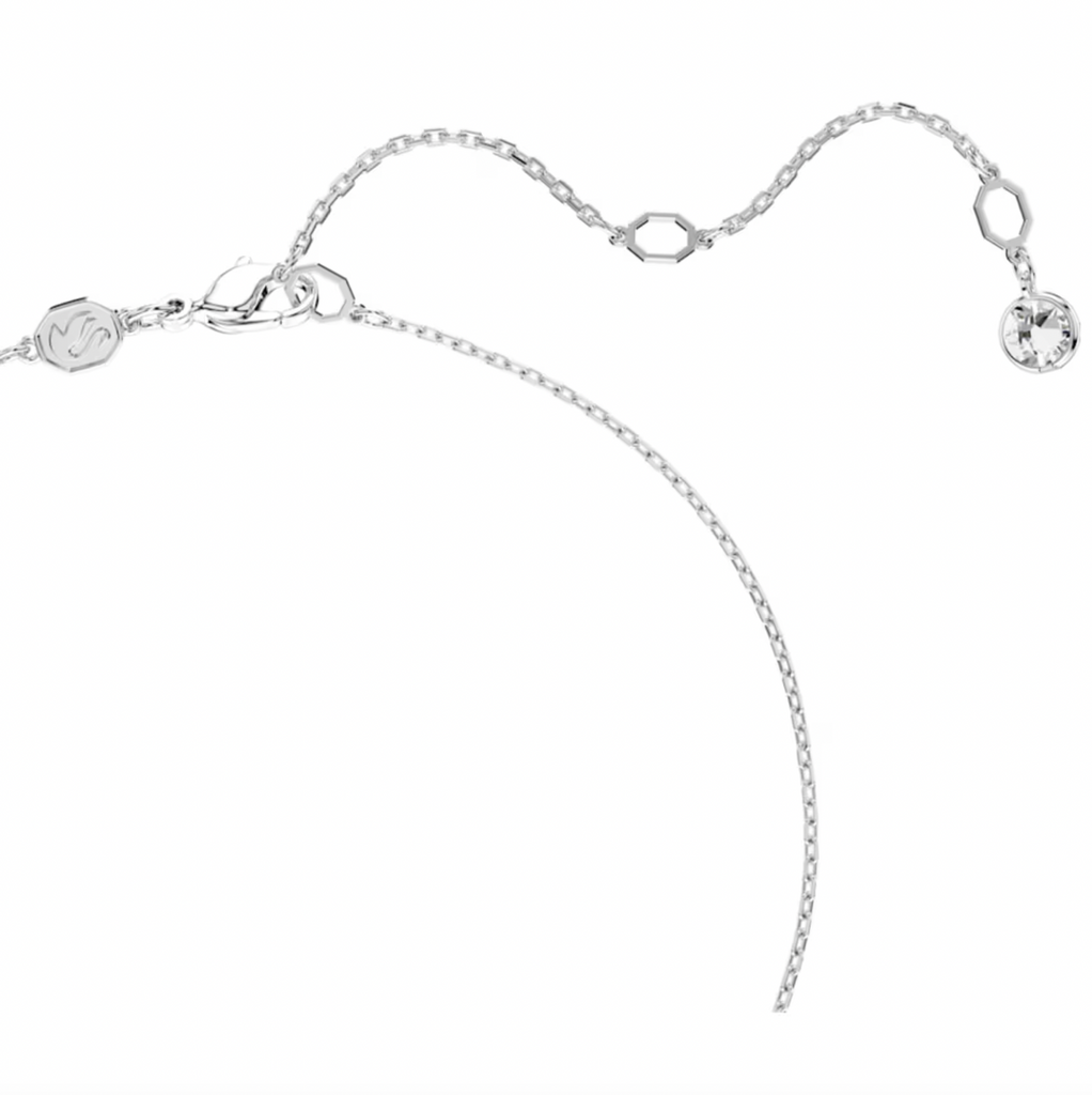 Dextera Round Cut Sphere, White Necklace