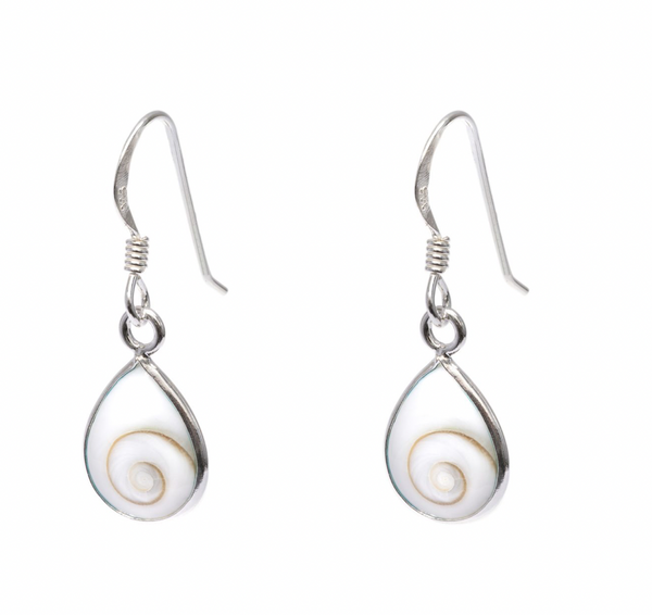 Sheba Shell Teardrop Earrings