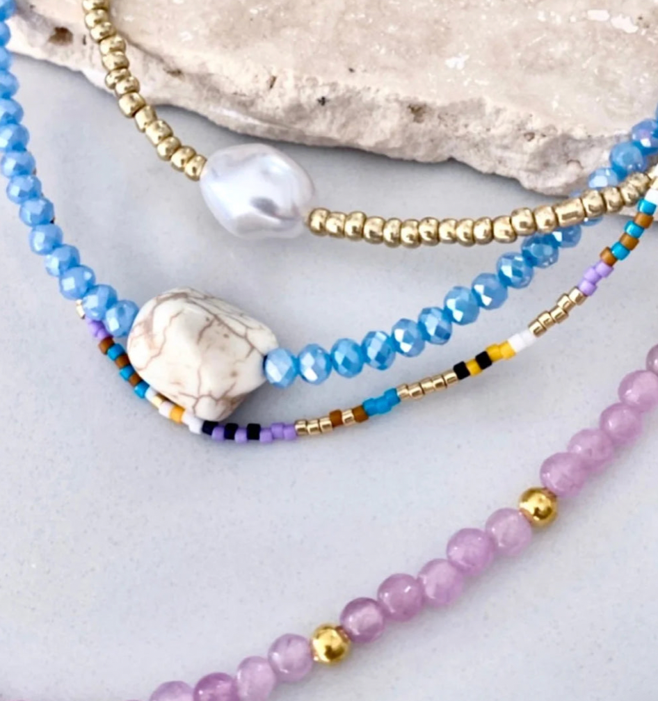 Corsica - Lilac Necklace