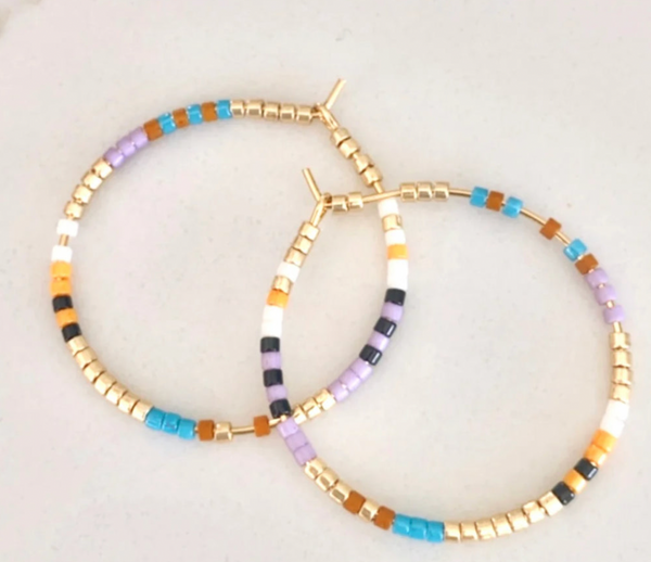 Corsica - Lilac Mix Earrings