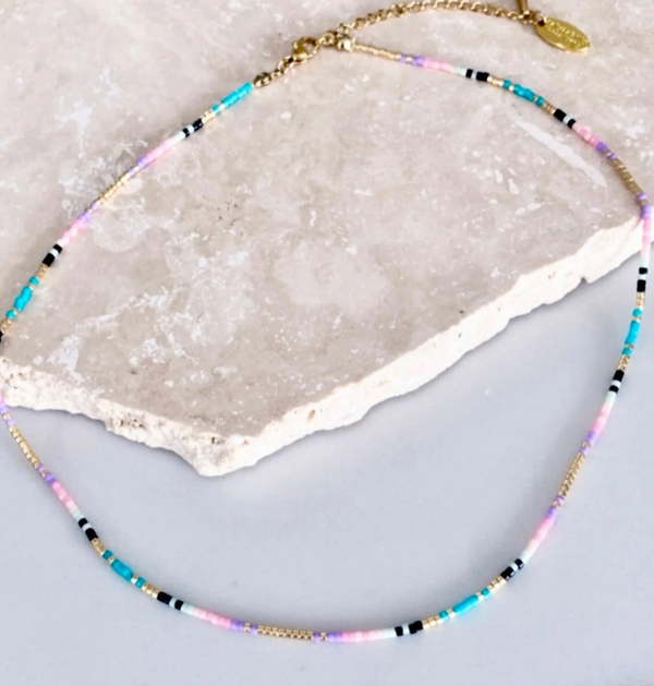 Corsica - Sorbet Beaded Necklace