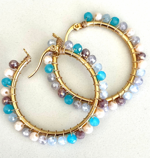 Bora Bora - Turquoise Tones Earrings