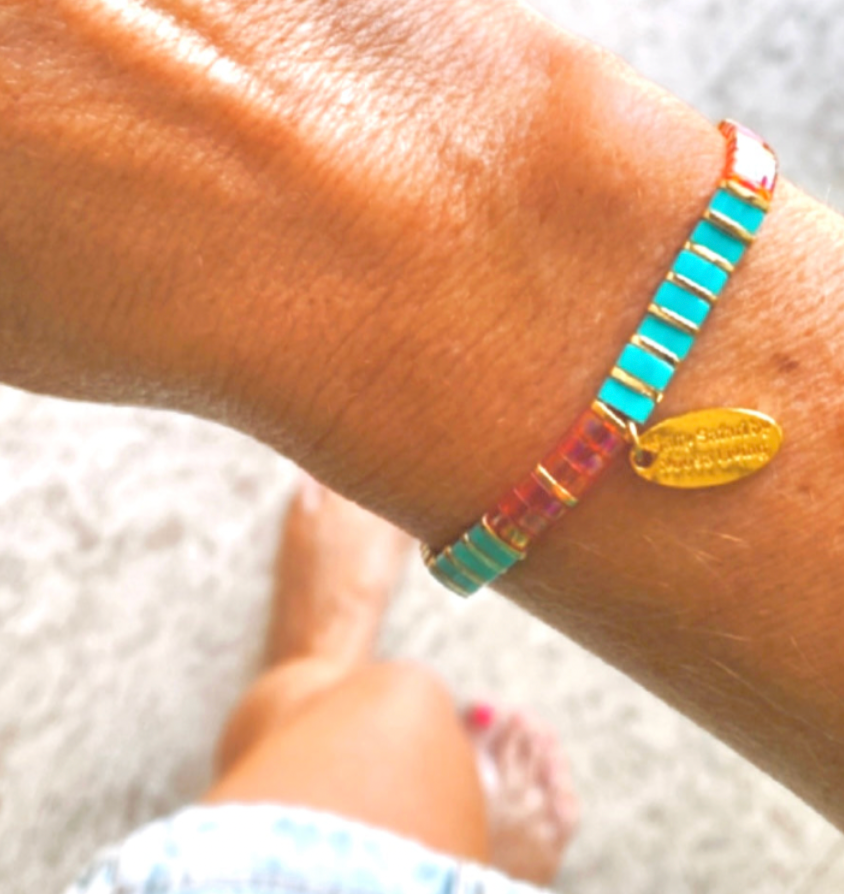 Ibiza Bracelet - Crisp Coral