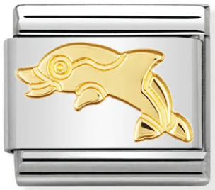 Animals - Dolphin Gold Charm