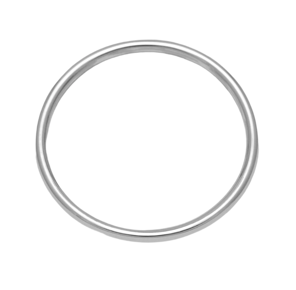 Bangle - Full Round Silver Bangle
