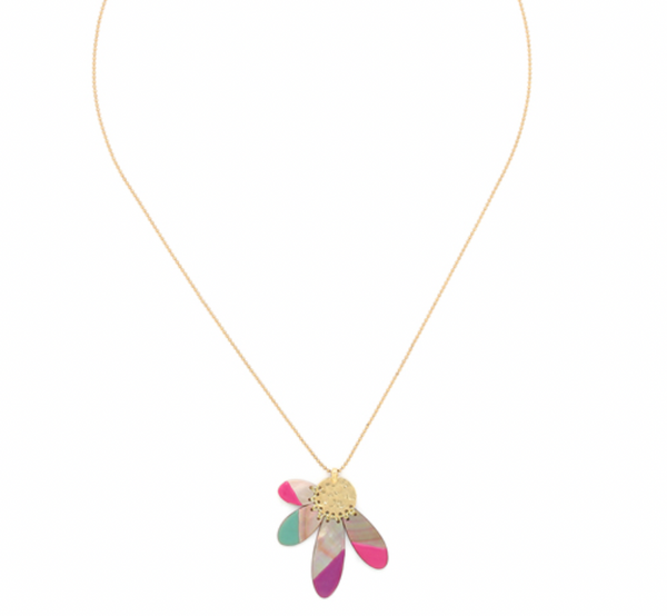 LORETTE 4 Petals Pendant Necklace