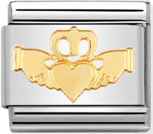 Religion - Claddagh Gold charm