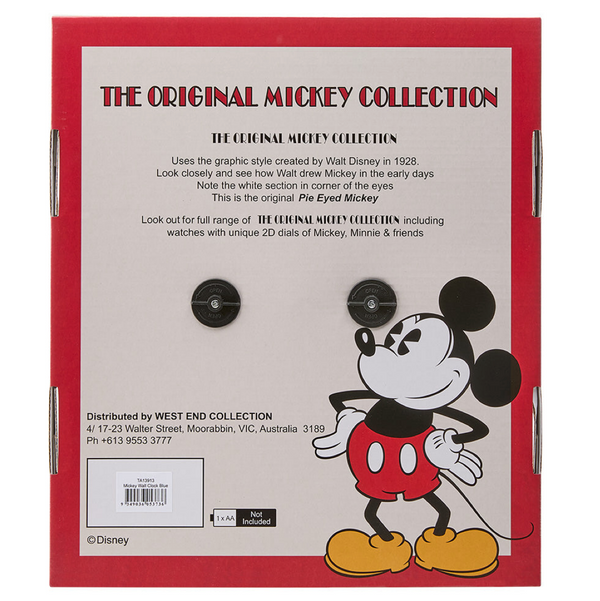 Disney Mickey Mouse Blue 30cm Wall Clock