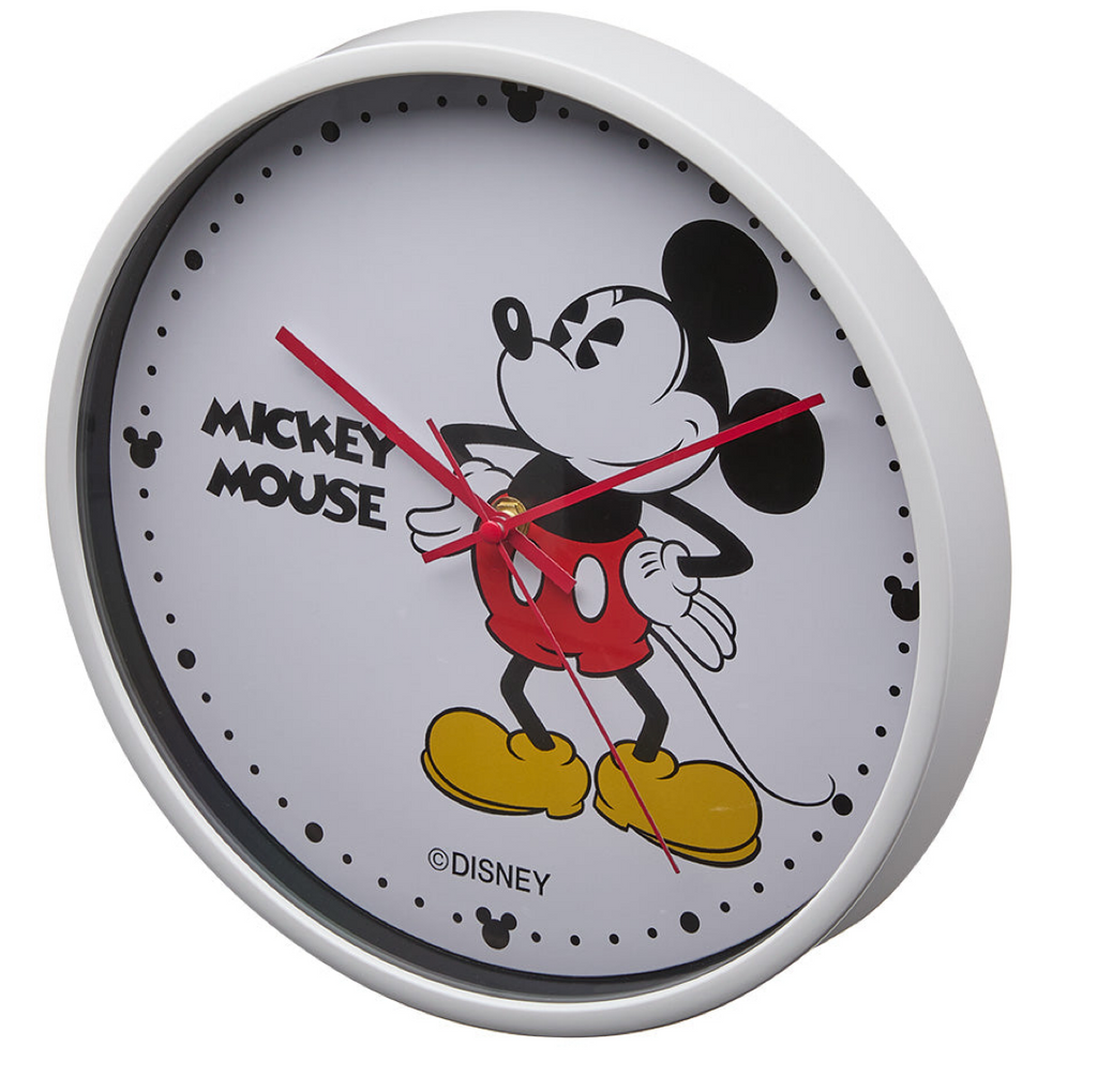Disney Mickey Mouse White 30cm Wall Clock