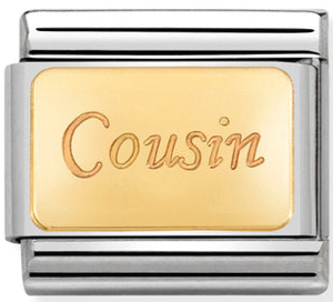 Family - Cousin Gold Charm
