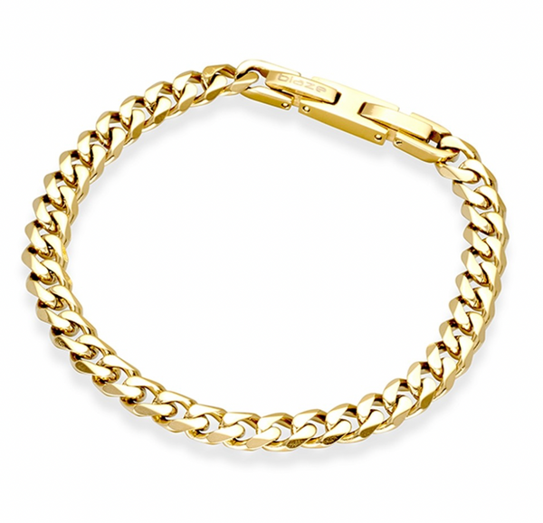 Men Bracelet - Blaze Stainless Steel Cuban Link Bracelet - 4 colours