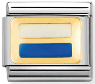 Europe Flag - Republic of San Marino Gold Charm