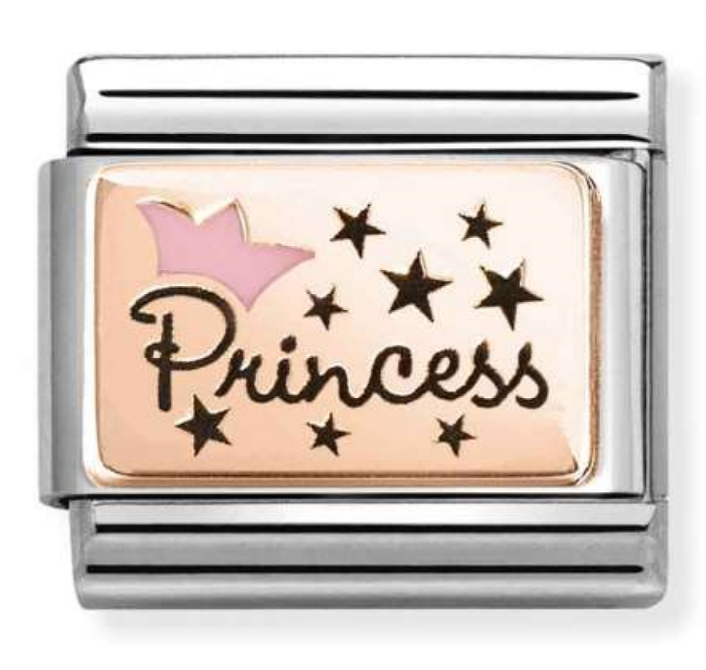Fantasy - Princess Crown Rosegold Charm