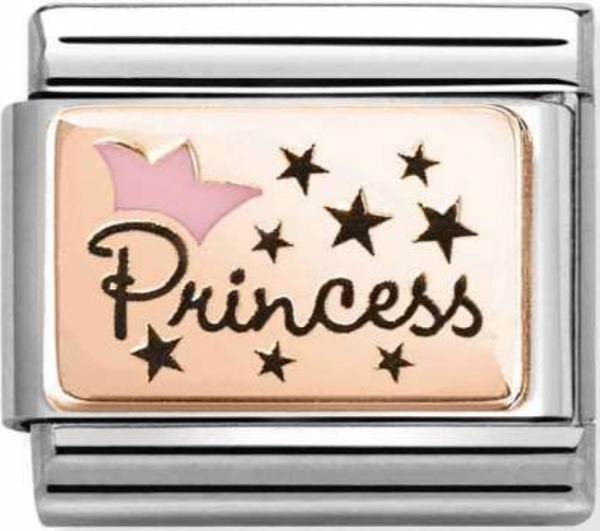 Symbols - Princess Crown Rosegold Charm