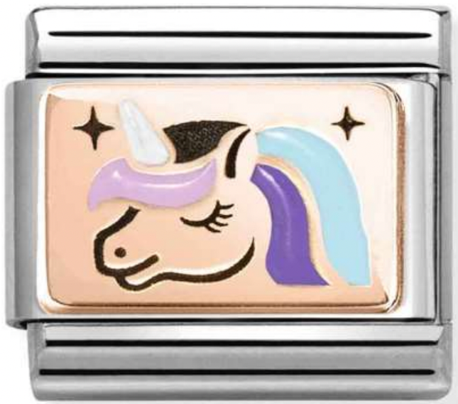 Animals - Unicorn Rosegold Charm
