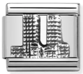 Travel - Twin Towers Relief (New York) Silver Charm