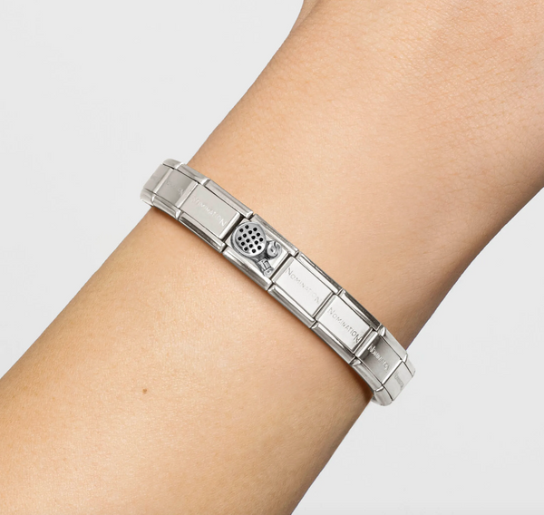 Sports - Paddle Racket Silver Oxidised Charm