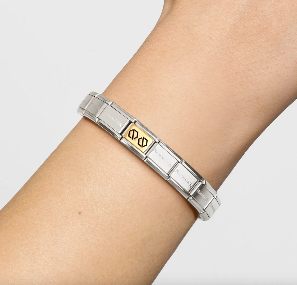 Symbols - 2 Hex Screws Gold Charm