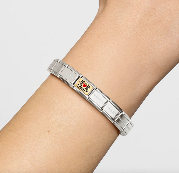 Family - Family with Red Heart Gold Charm