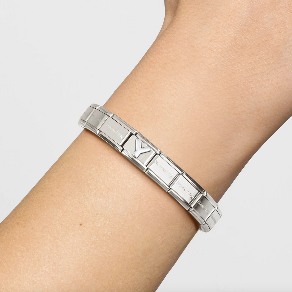 Silver - Letter Y Charm