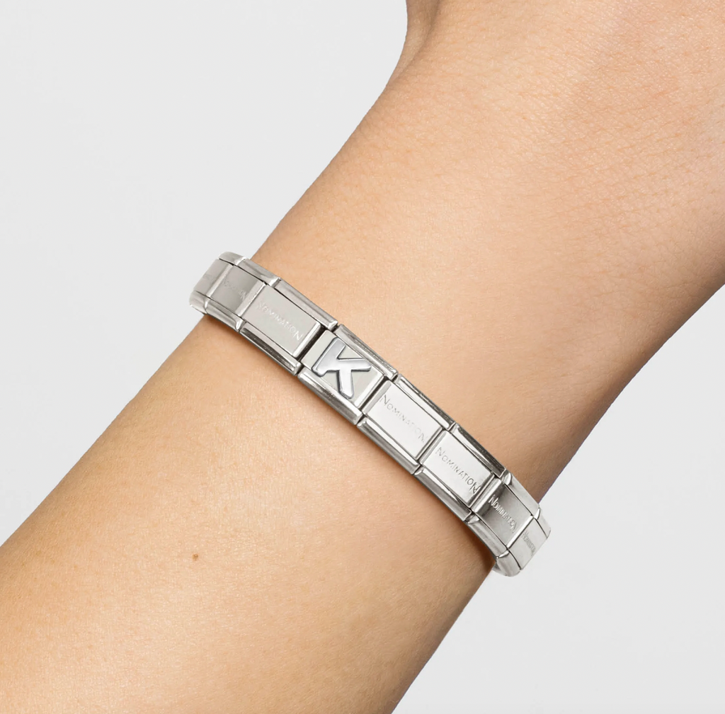 Silver - Letter K Charm