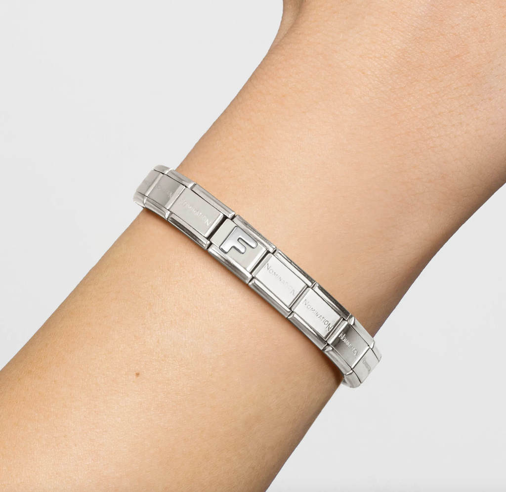 Silver - Letter F Charm