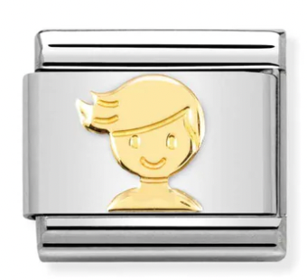 Family - Boy Gold Charm