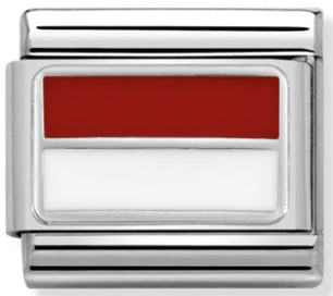 Europe Flag - Monaco/Indonesia Silver Charm