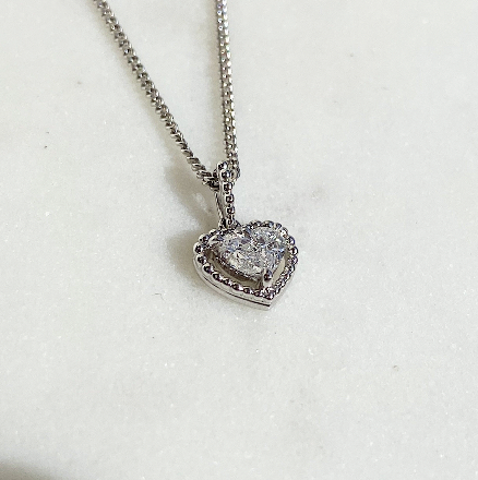 Kylie Heart Diamond Pendant