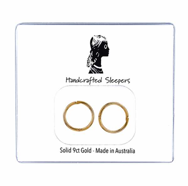 9ct Plain Sleepers