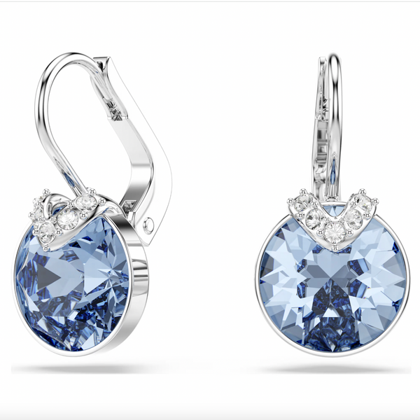 Bella Blue V Drop Earrings