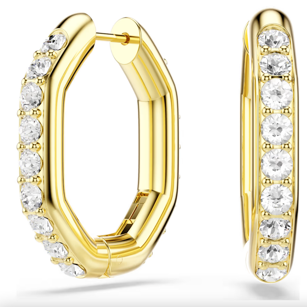 Dextera Round Cut Octagon Shape Mini Hoop Earring
