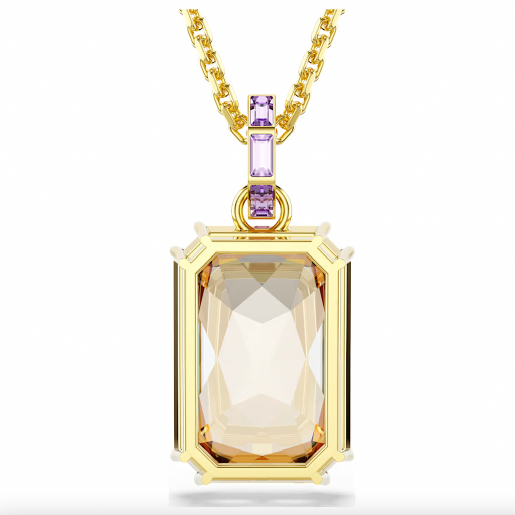 Millenia Caramel Octagon Cut Pendant