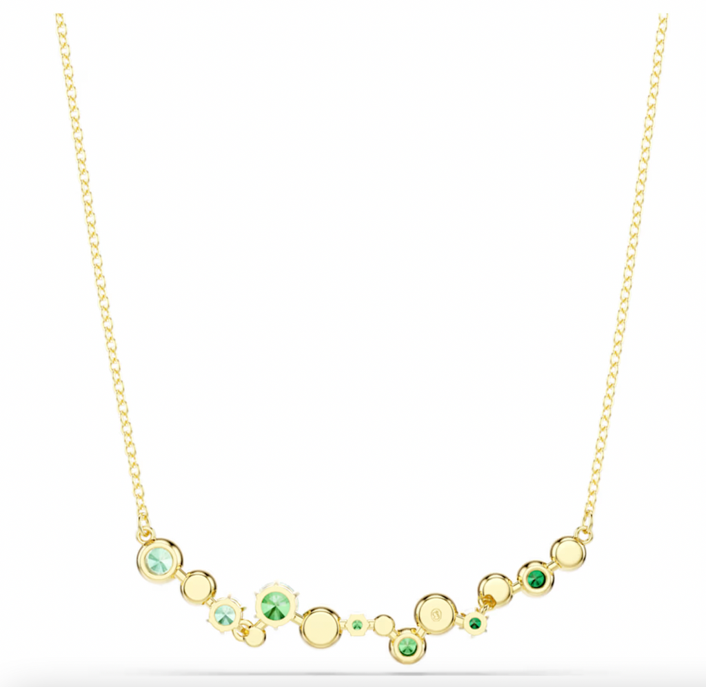 Constella Mixed Cut Green Necklace