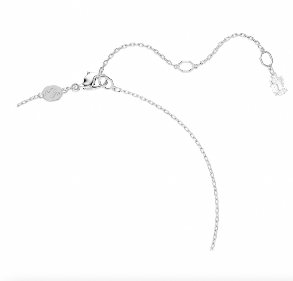 Swan White Mixed Cut Pendant
