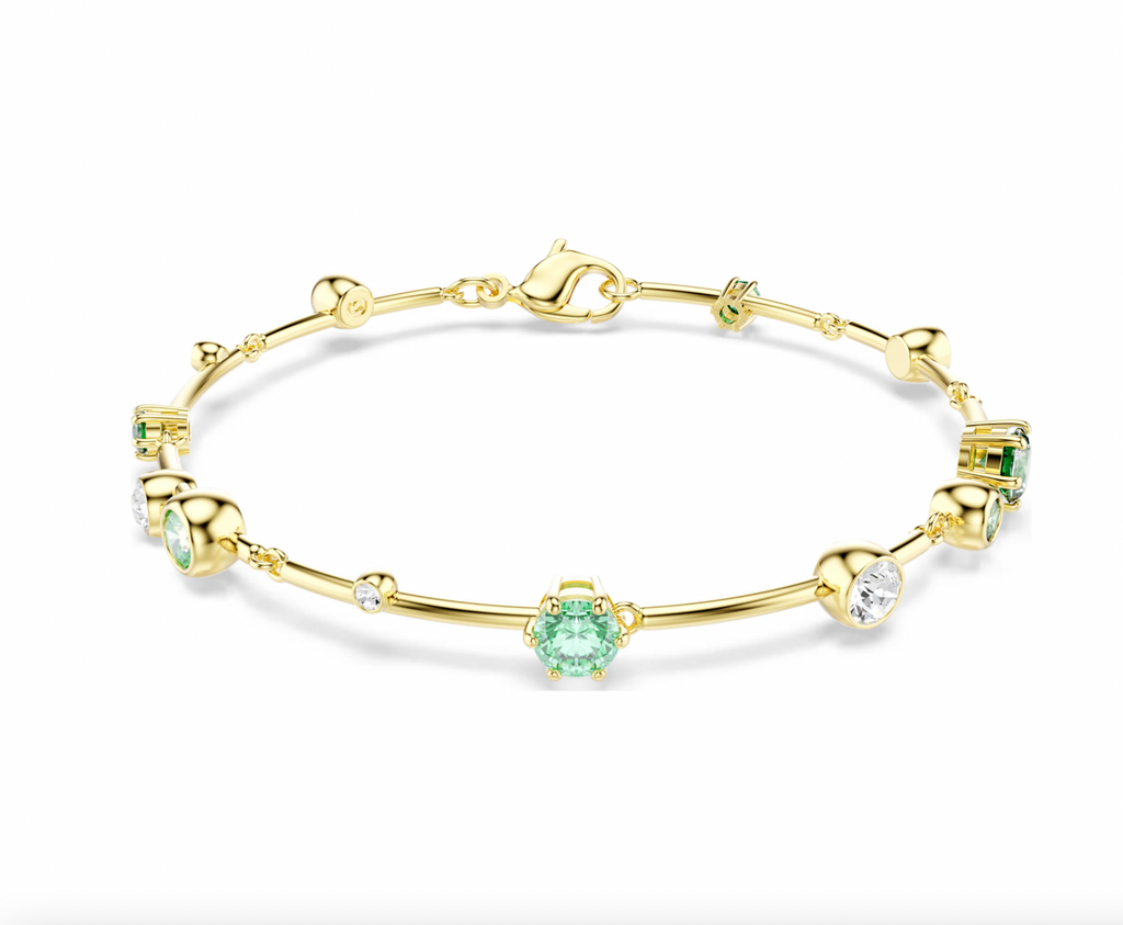 Constella Mixed Cut Green Bracelet