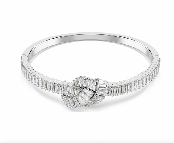 Matrix Baguette Cut Knot Bangle