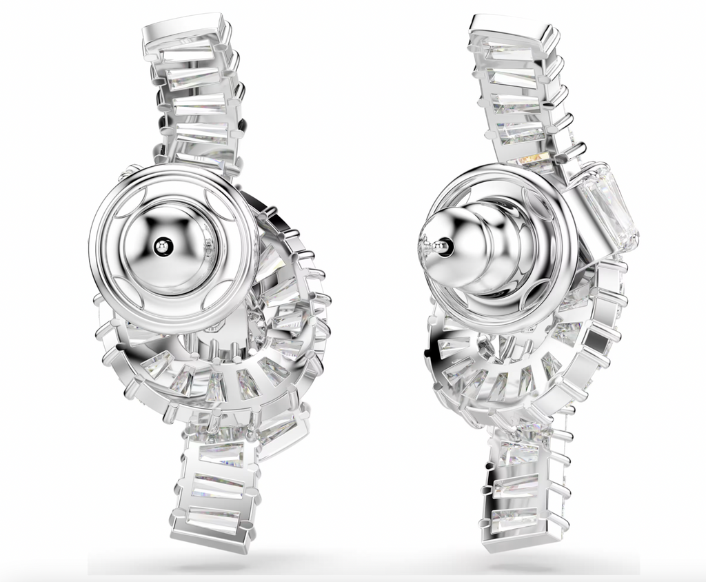 Matrix Baguette Cut Knot  Earrings