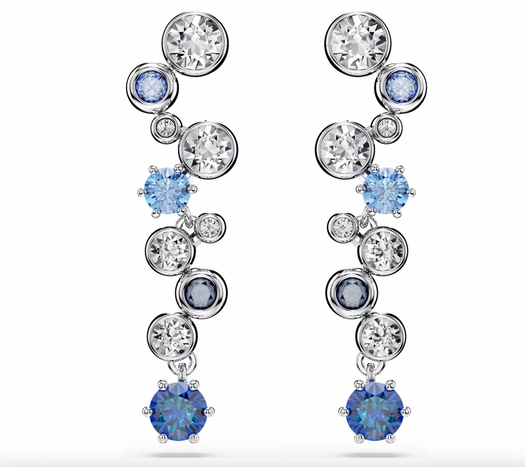 Constella Blue Long Drop Earrings