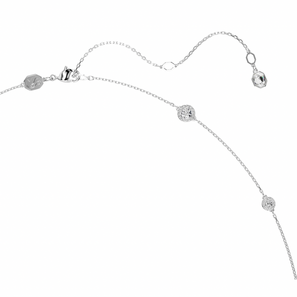 Una Angelic: White Round Cuts Silver Strandage