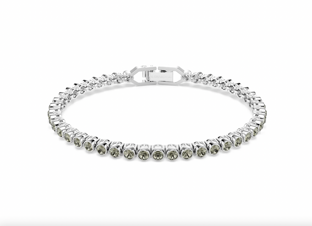 Imber Emily Black Rhodium Silver Tennis Bracelet